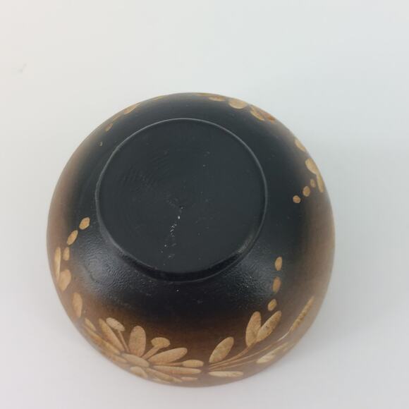 Wooden Trinket Wooden Box Bow Hand Carved Flower - Picture 2 of 12